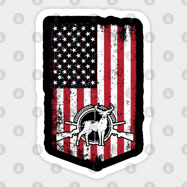 American Hunter. Sticker by sudiptochy29